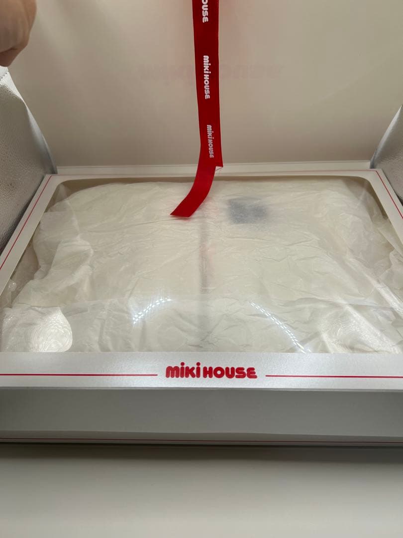 【最終値下】ミキハウス マイクロファーカバーオール ホワイト