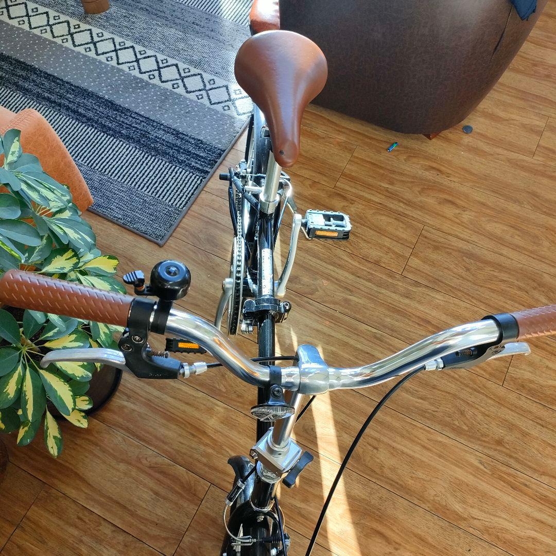 折り畳み自転車　キャプテンスタッグ　16インチ　黒