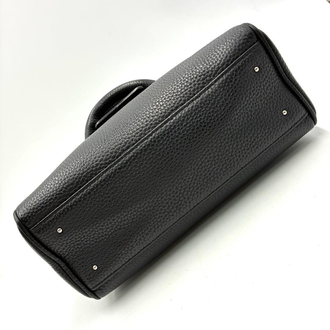 極美品 ヴァジック エバーミニ 2way ショルダーバッグ レザー ブラック