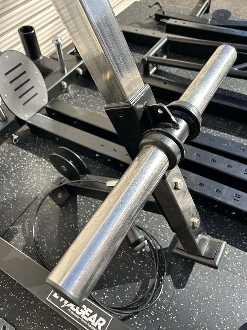 EVOLGEAR エボルギア 折り畳めるパワーラック ラットプル付き　レボルワン