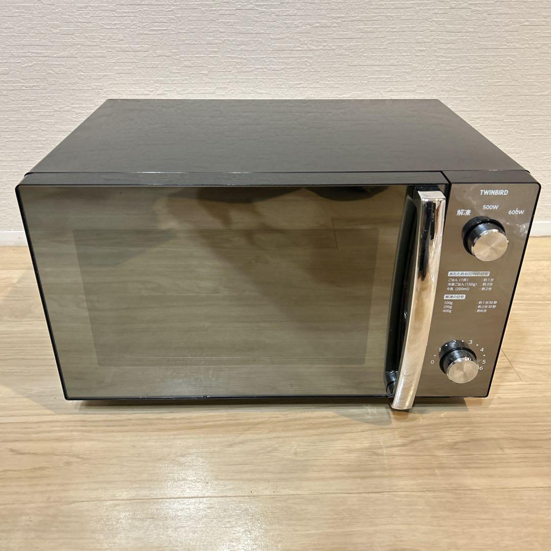 【美品】TWINBIRD フラット電子レンジ DR-D278 2023年製