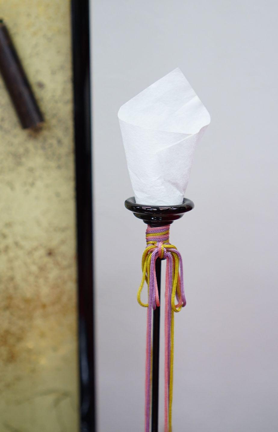 木目込人形飾り　立雛　春かすみ