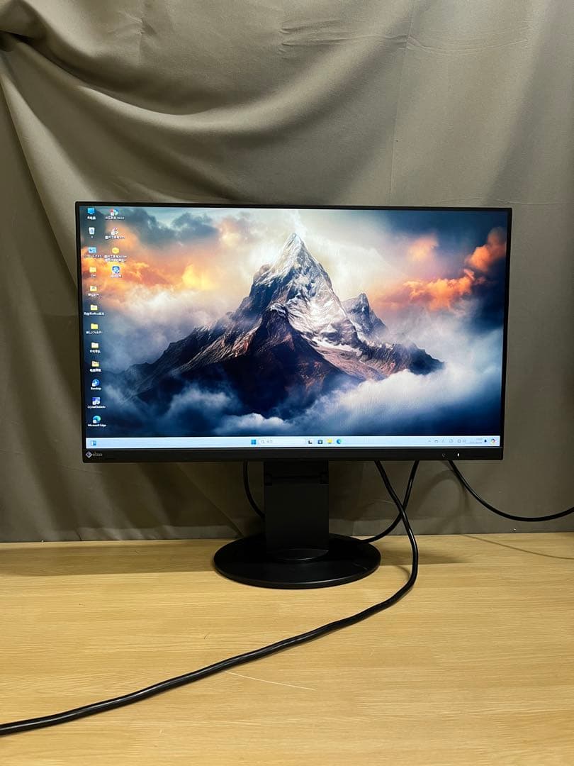 EIZO EV2460 23.8型カラー液晶モニター　内蔵スピーカー　回転機能