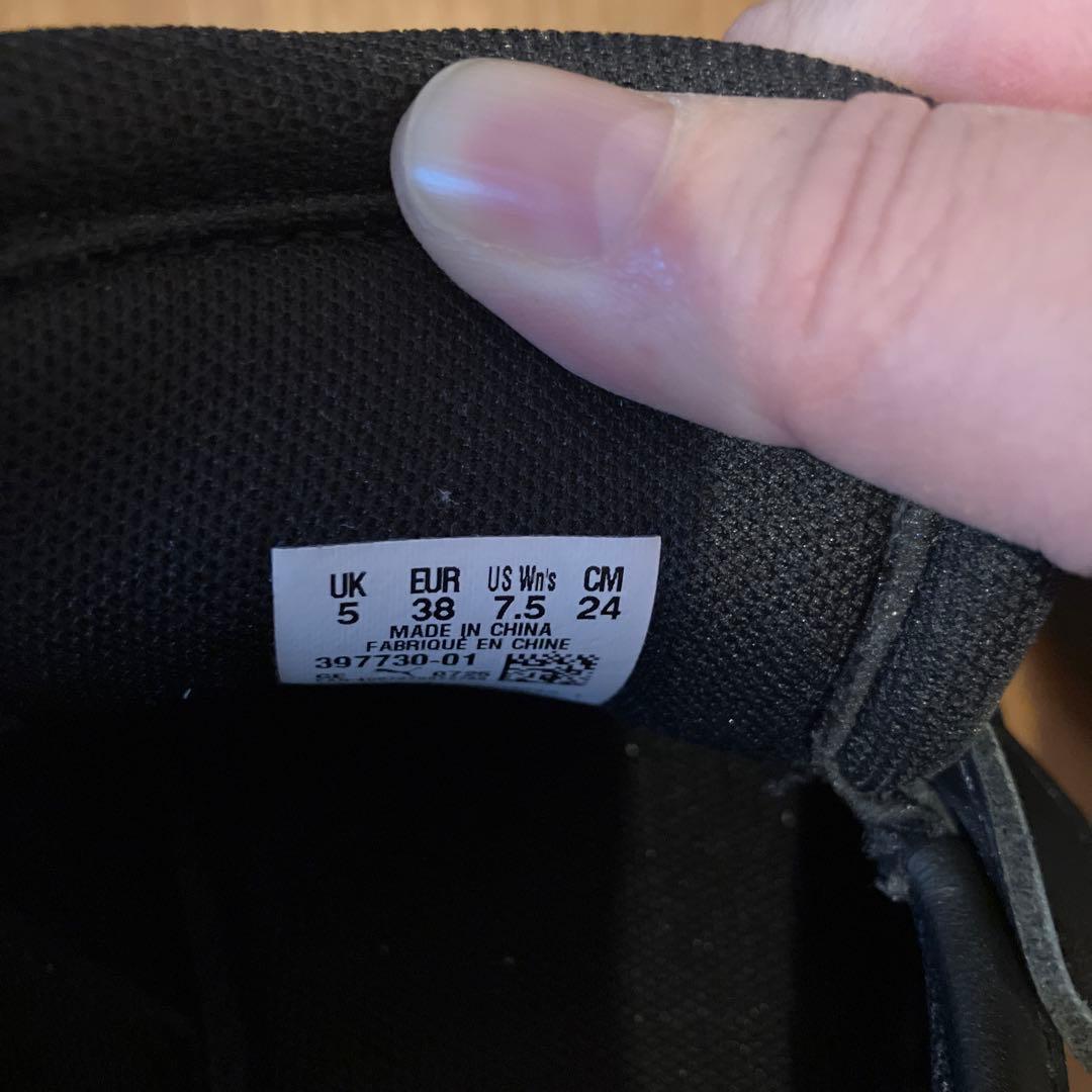 【美品】Puma ウィメンズ ローファー ブラック　24.0