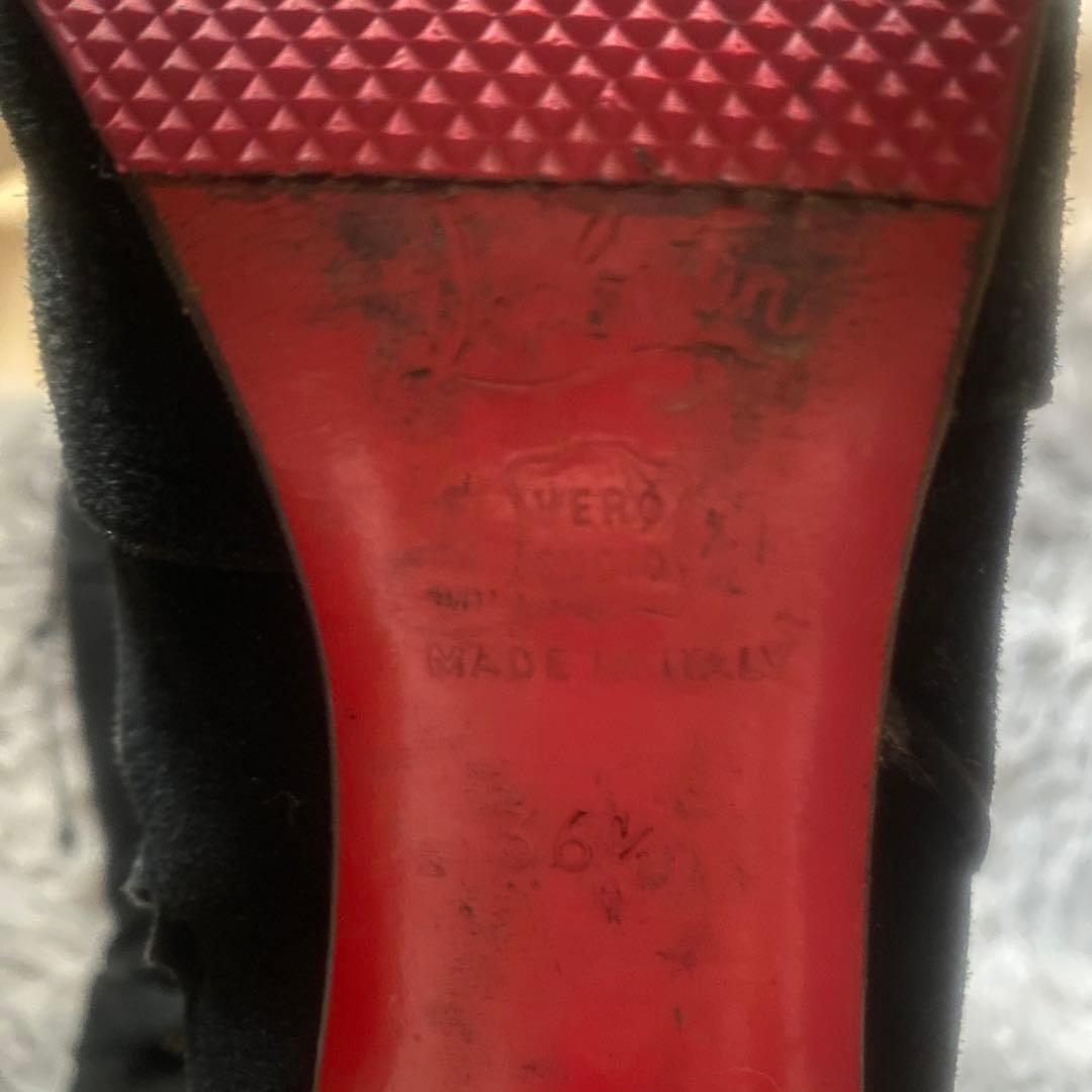 クリスチャンルブタンchristian rouboutin スェードロングブーツ