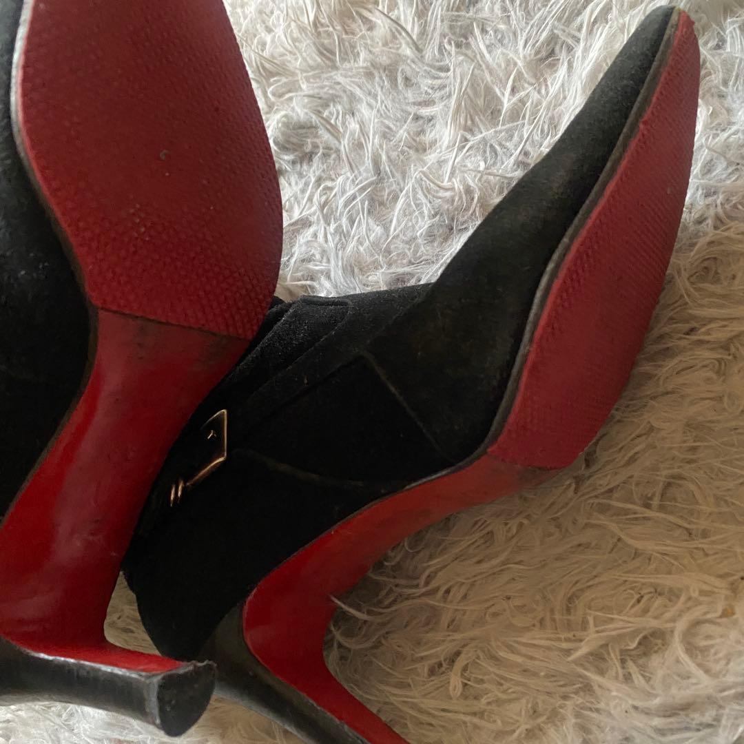 クリスチャンルブタンchristian rouboutin スェードロングブーツ