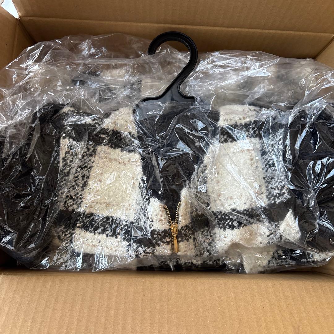 即購入⭕️M me eme Maison tweed mini onepiece