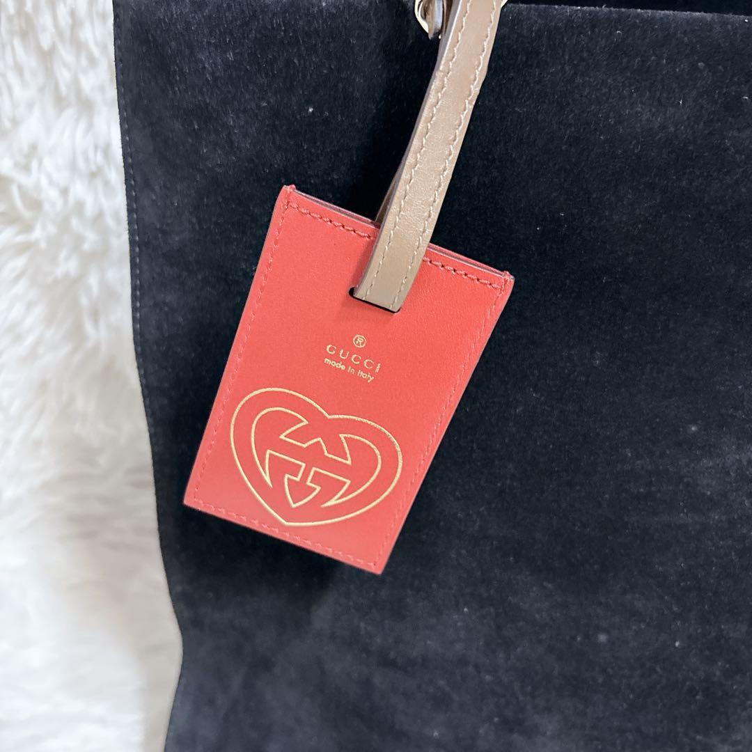 GUCCI（グッチ） スエードバッグ　グッチタグ付