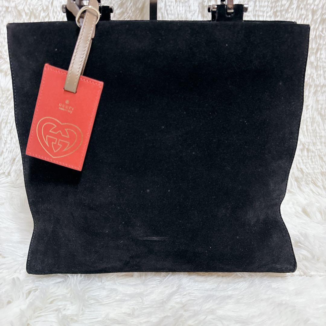 GUCCI（グッチ） スエードバッグ　グッチタグ付