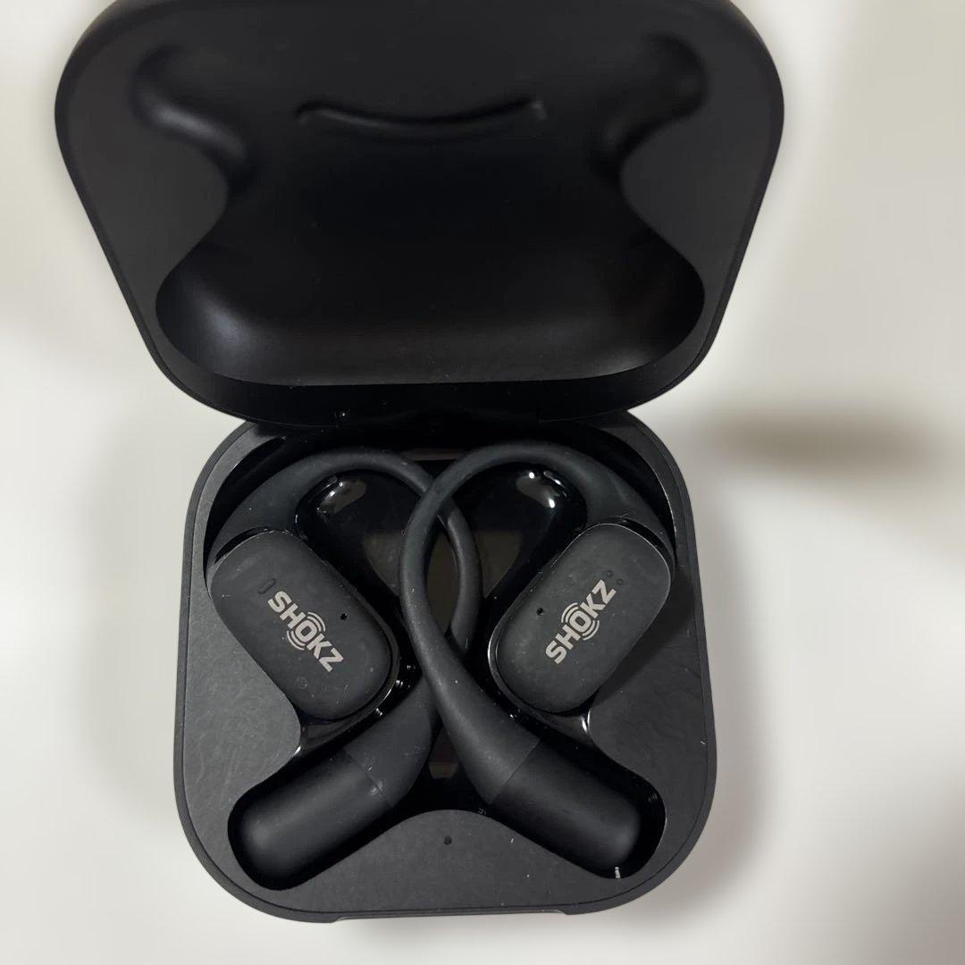 SHOKZ OPENFIT ブラック ワイヤレスイヤフォン