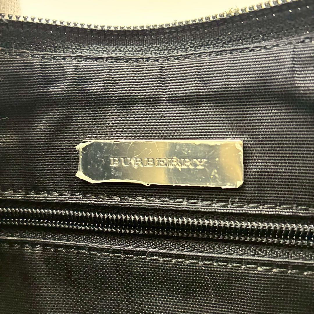 バーバリー ワンショルダーバッグ ノバチェック サフィアーノ キャンバス