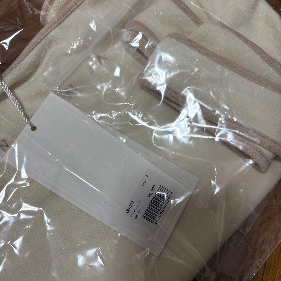 トップス Andmary Bella ribbon tan ivory