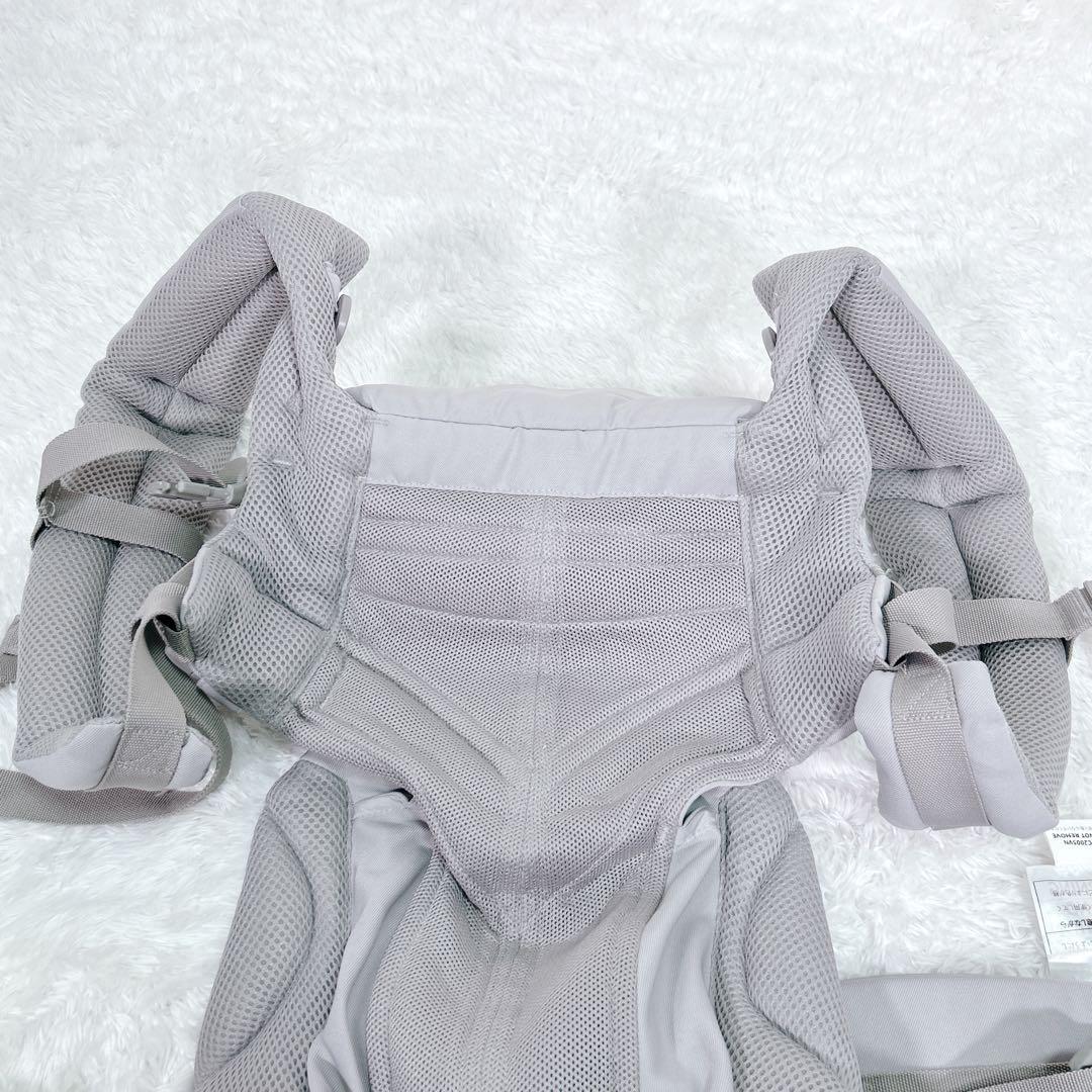 【美品】エルゴベビー 抱っこ紐 オムニ360 クールエア　グレー 箱 説明書付