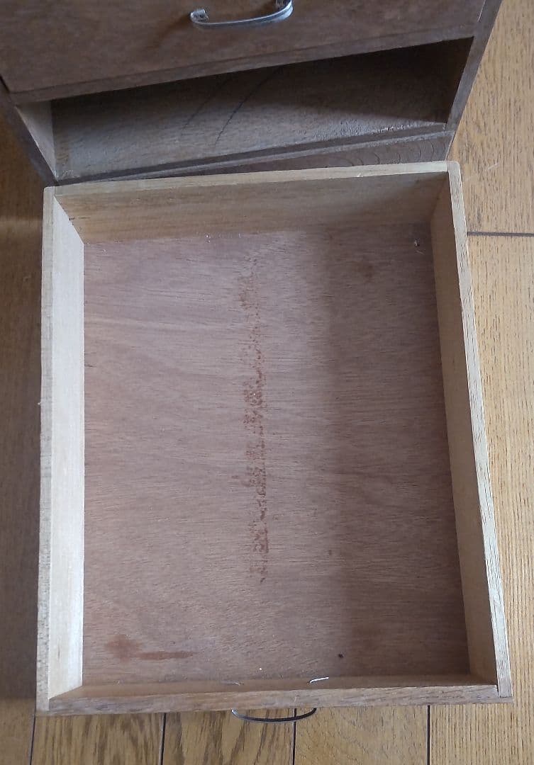 木製　７段　小引き出し　収納　昭和レトロ