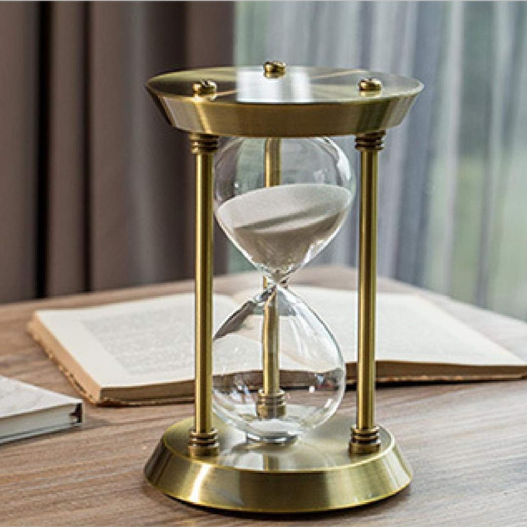 ブロンズ アンティーク風 エレガントなデザイン 砂時計