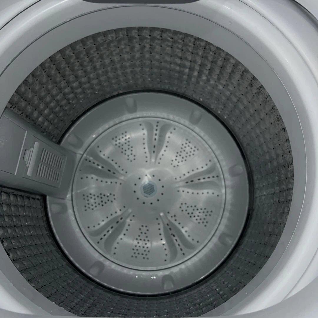 ⭐︎ほぼ新品/冷蔵庫ガラス扉/洗濯機 コンパクト設計/ホワイト2点セット/お買い得