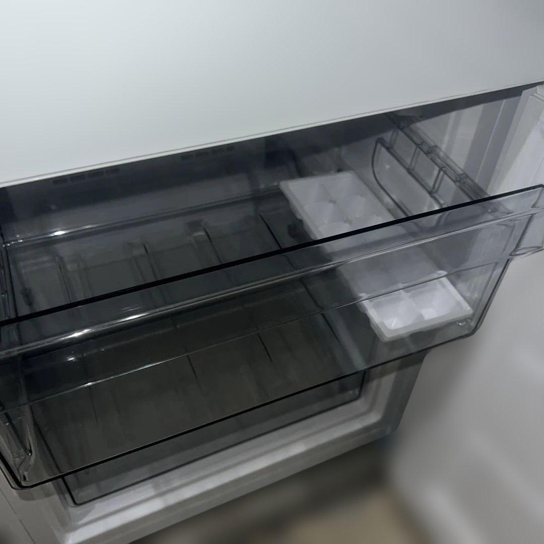 ⭐︎ほぼ新品/冷蔵庫ガラス扉/洗濯機 コンパクト設計/ホワイト2点セット/お買い得