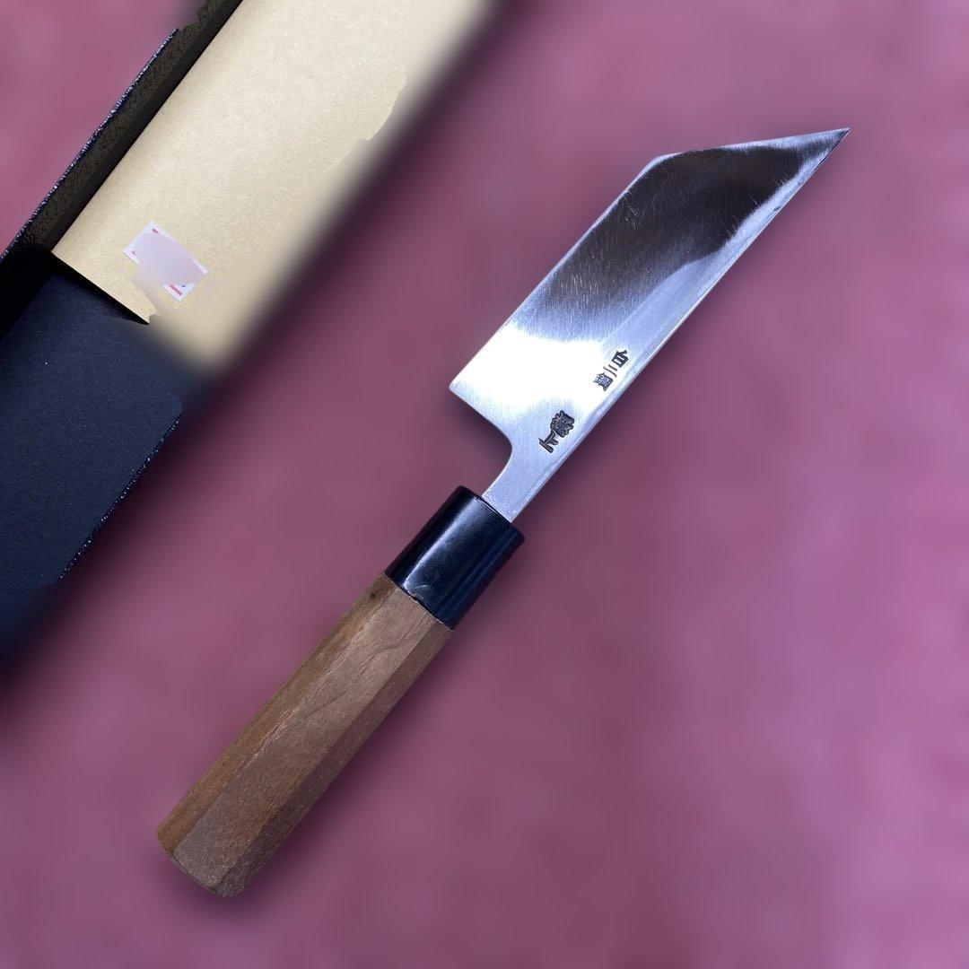 白ニ鋼　うなぎ裂き包丁　120㎜　4寸