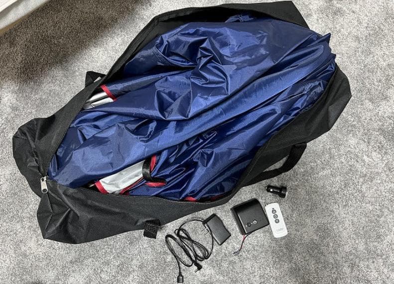 【新品】リモコン開閉全自動カーテント