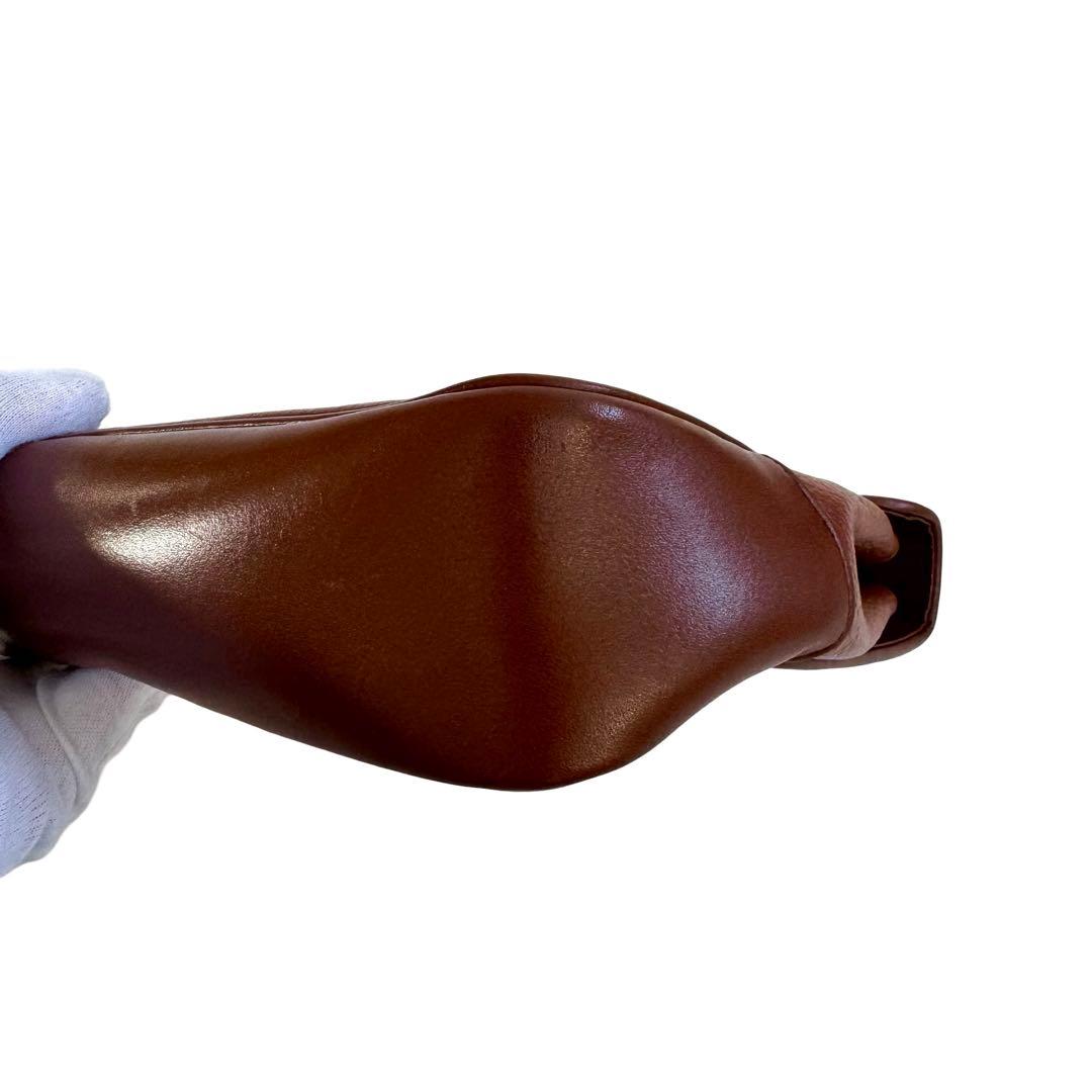 BURBERRY バーバリー ハンドバック レザー ヴィンテージ ブラウン