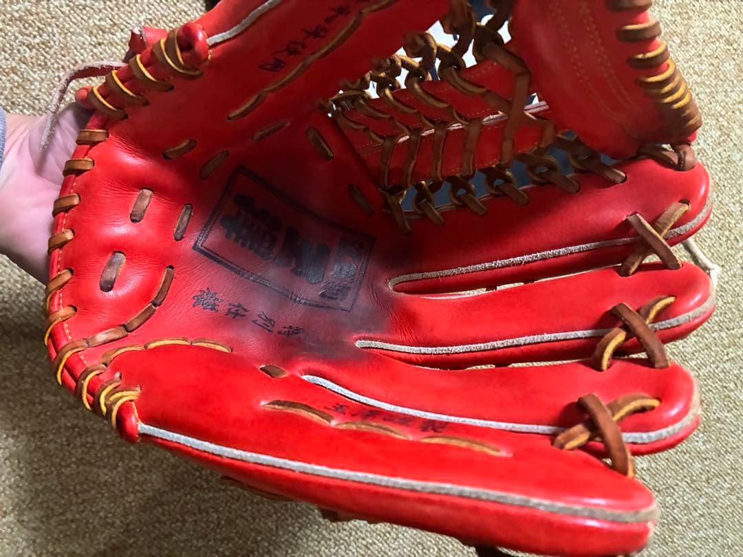 玉澤　軟式グローブ　カンタマ　外野手用　特別仕様　収納袋付き