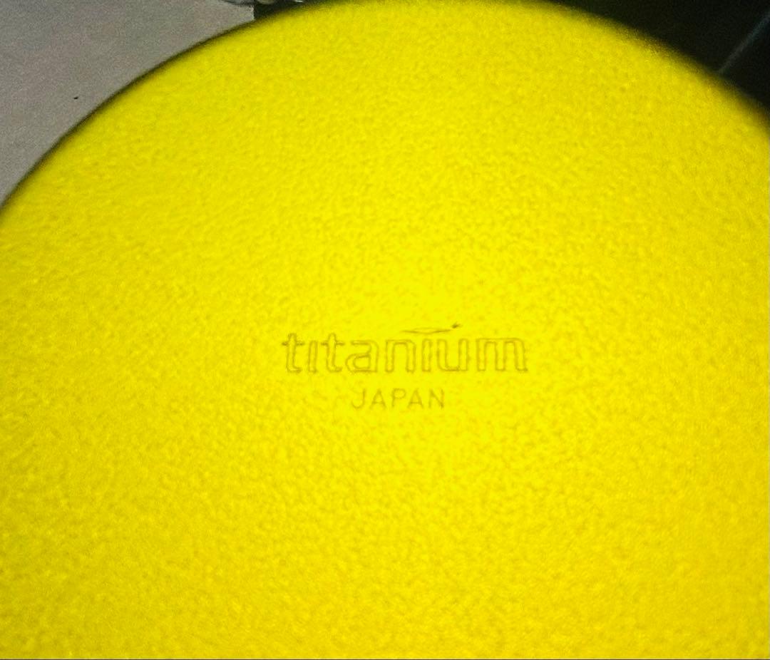 【入手困難品】スノーピーク油山福岡限定　チタンWウォールマグ 450 ゴールド