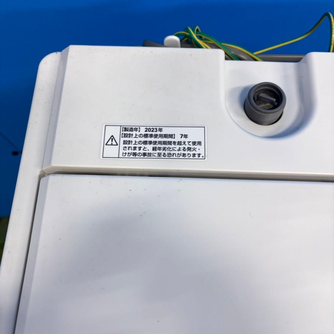 587 2023年製　関東圏　洗濯機　一人暮らし　容量5キロ　冷蔵庫も有　美品