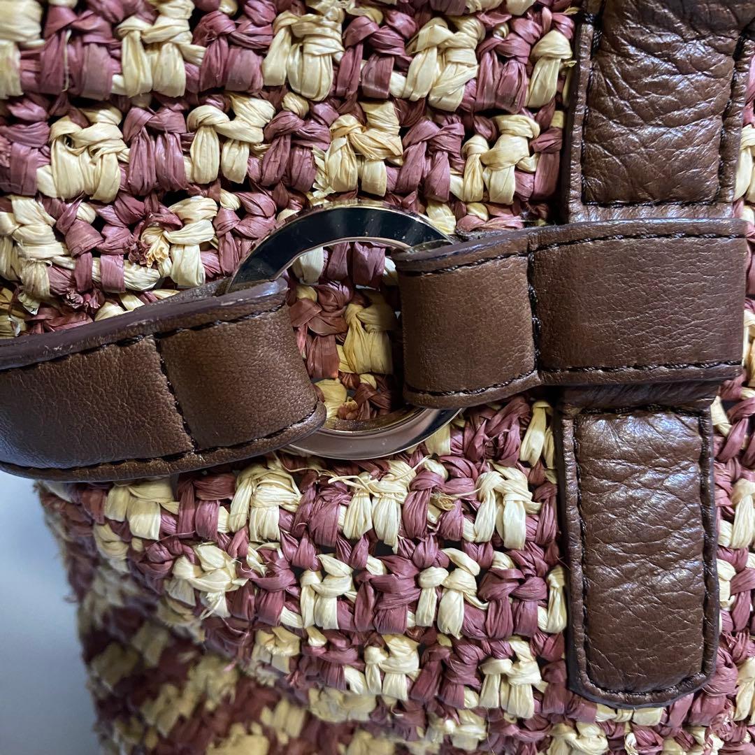 【極美品】HELEN KAMINSKI かごトートバッグ　A4