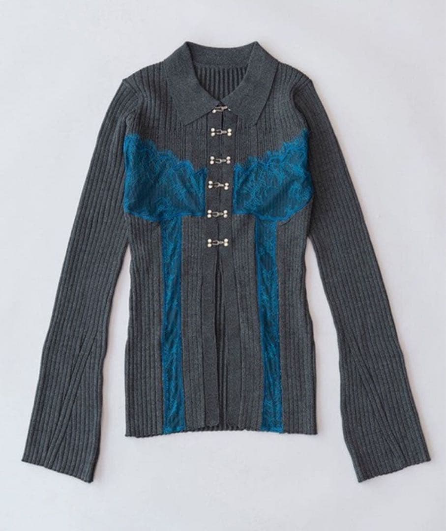 PRANK PROJECT レーストリムシャツ Lace Trim Shirt