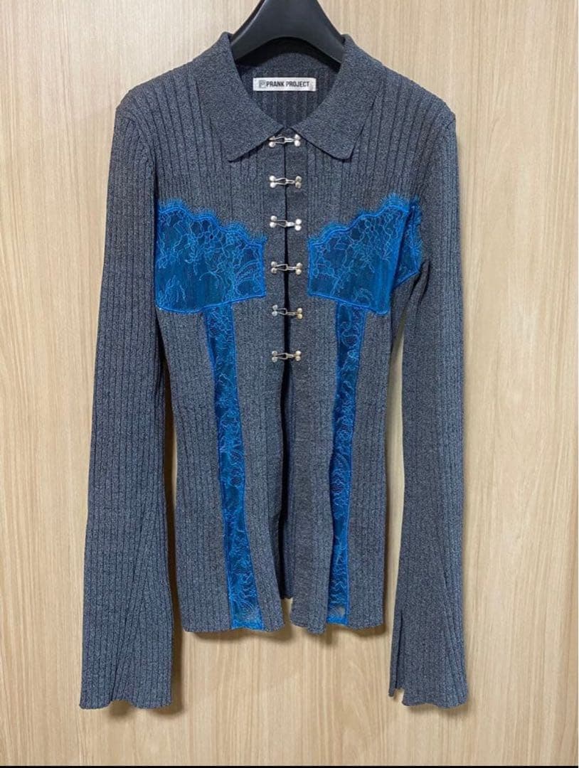 PRANK PROJECT レーストリムシャツ Lace Trim Shirt