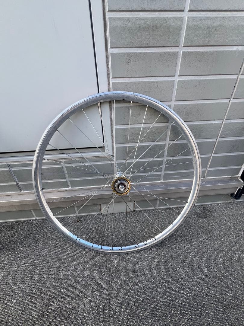 自転車ホイールセット シルバー　hplusson philwood