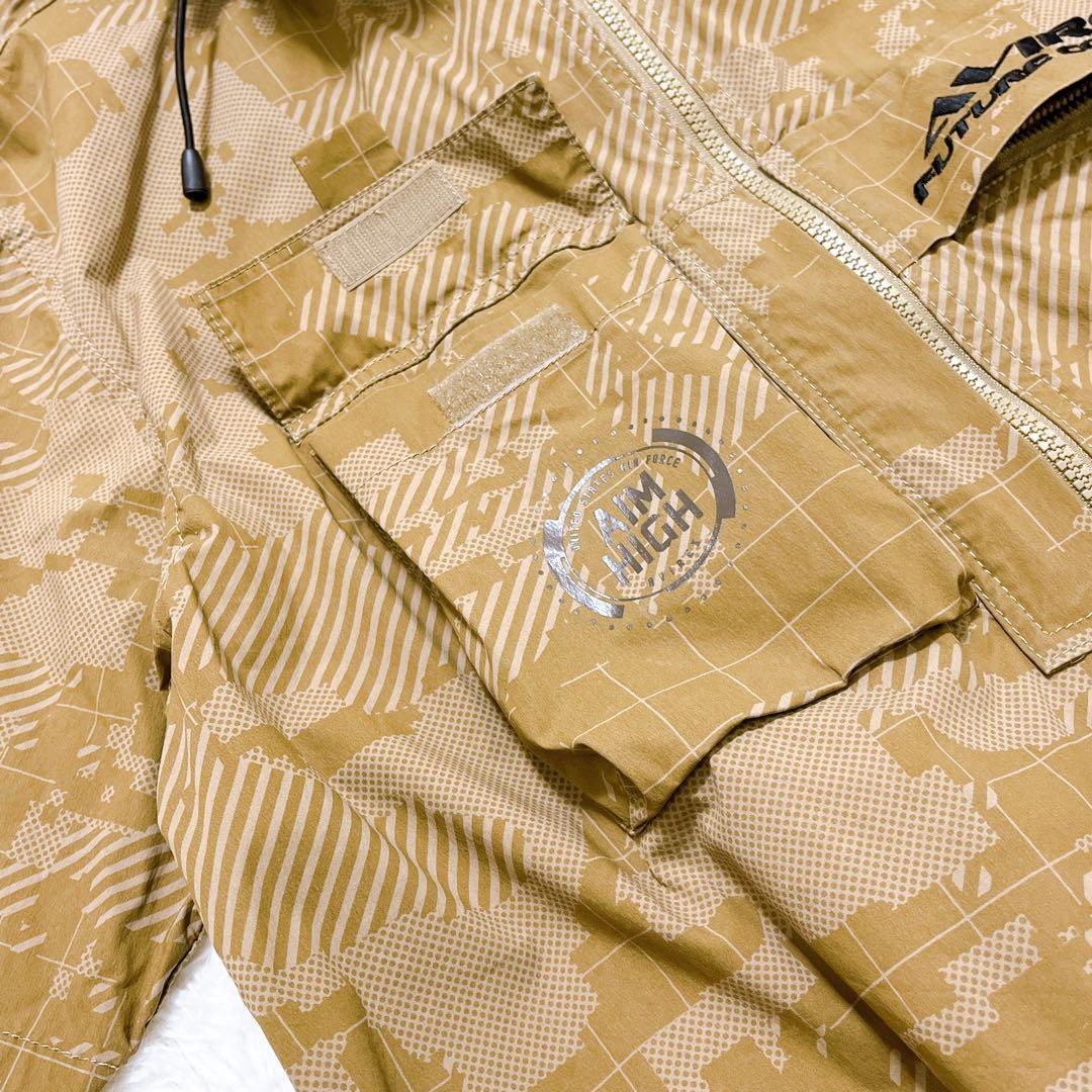 美品 アヴィレックス ミリタリー 半袖 ナイロンジャケット 2XL