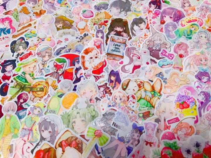 可愛いい❤️❤️人物マステフレークシール( ⸝⸝•ᴗ•⸝⸝ )156