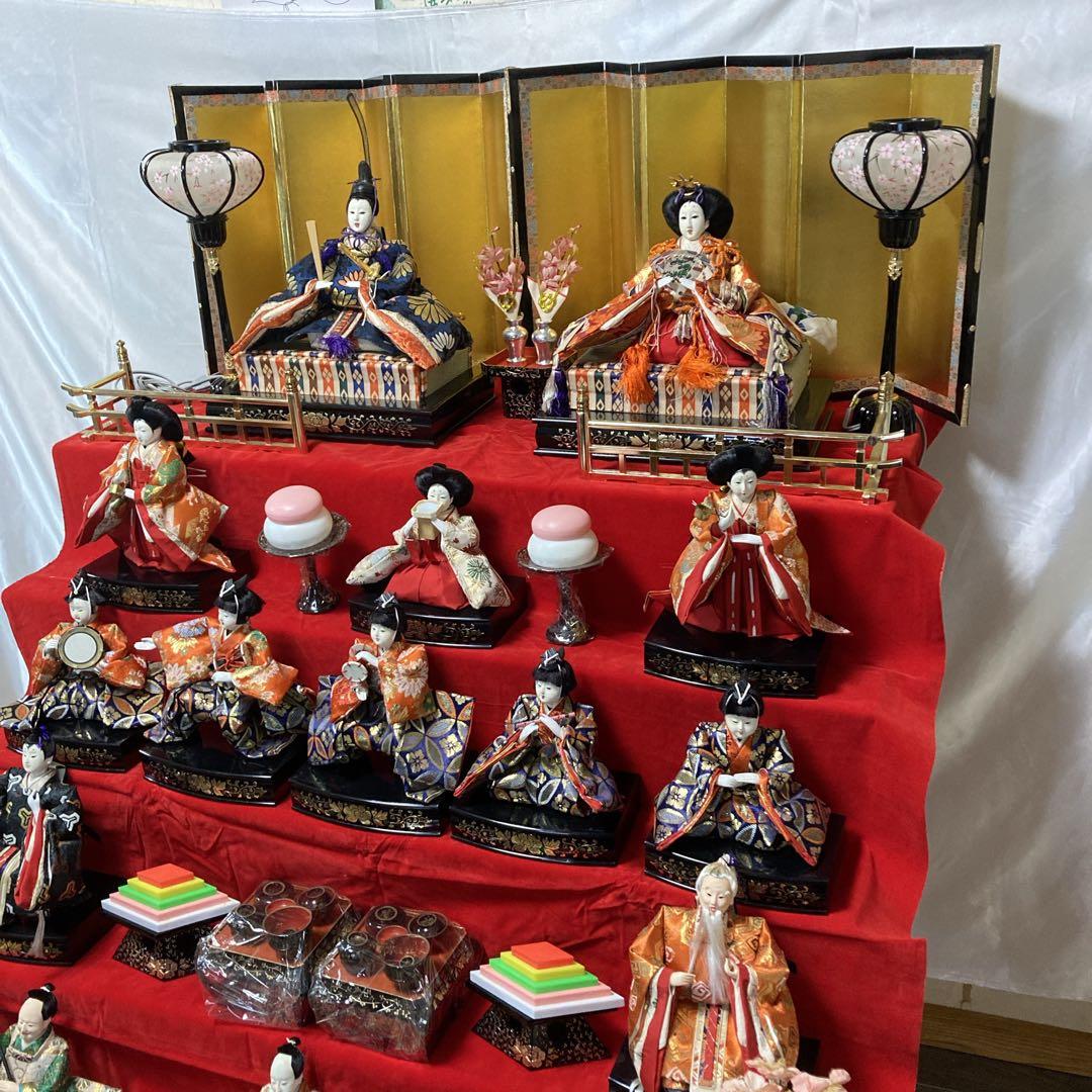 お雛様 ひな祭り 菊水作 ひな人形セット 7段