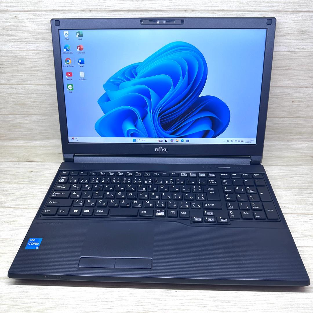 ★特大バッテリー★ 2022年製 第12世代Corei5 大画面 富士通 H62