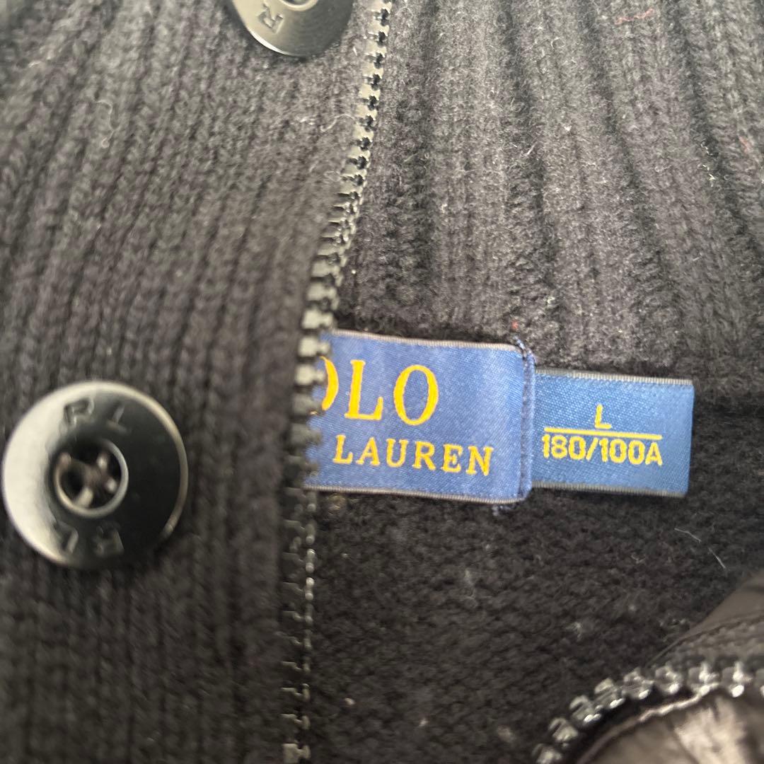 POLO RALPH LAUREN クマ刺繍 ハイネックセーター L