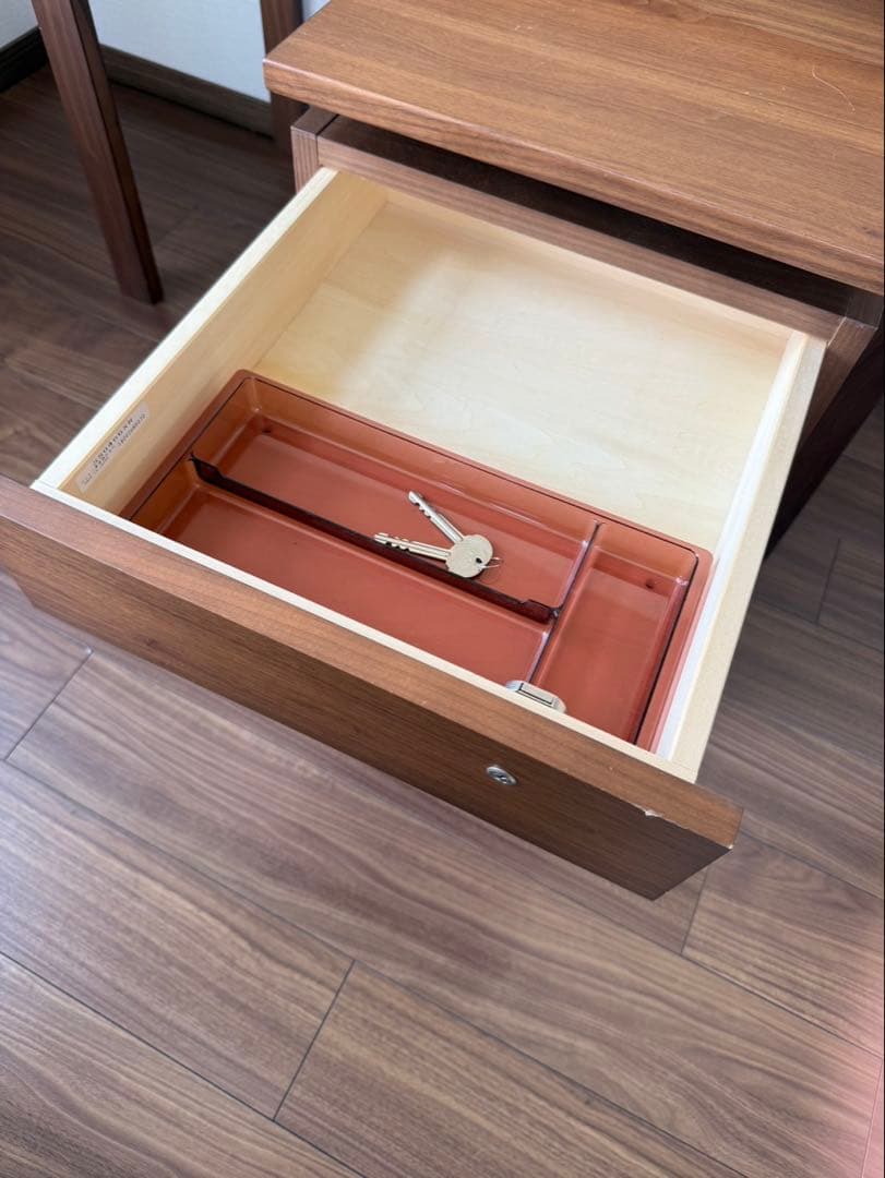 カリモク家具　デスクとキャビネットのセット