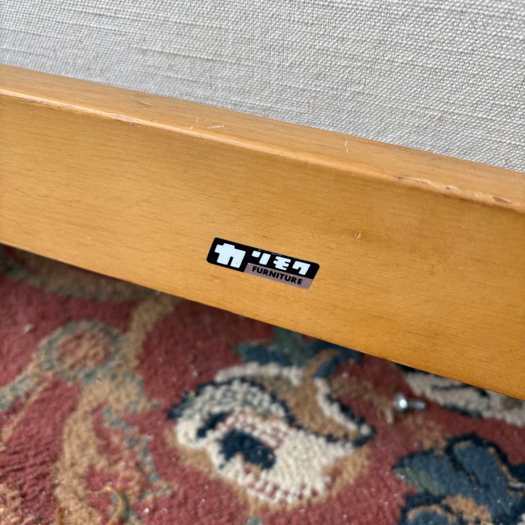 昭和レトロ カリモク 花柄ベロア リクライニングチェア 一人掛けソファー ロビー