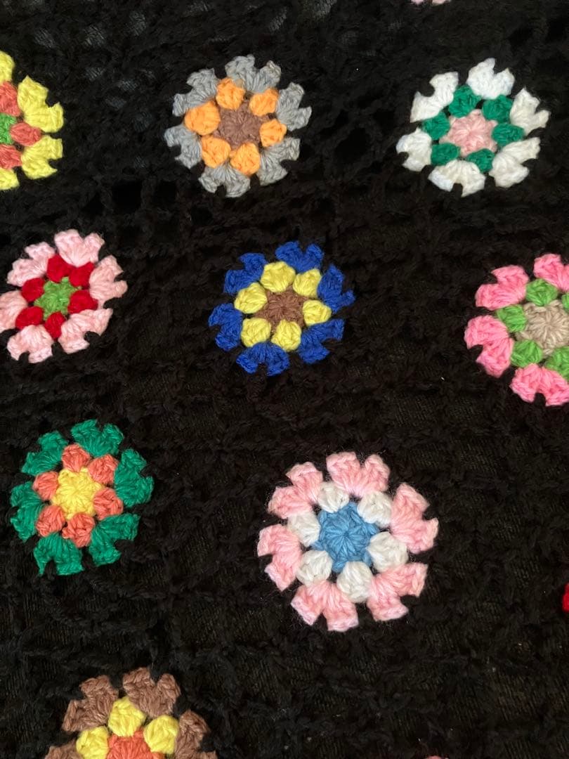 mash　手編み　ハンドメイド　ベッドカバー