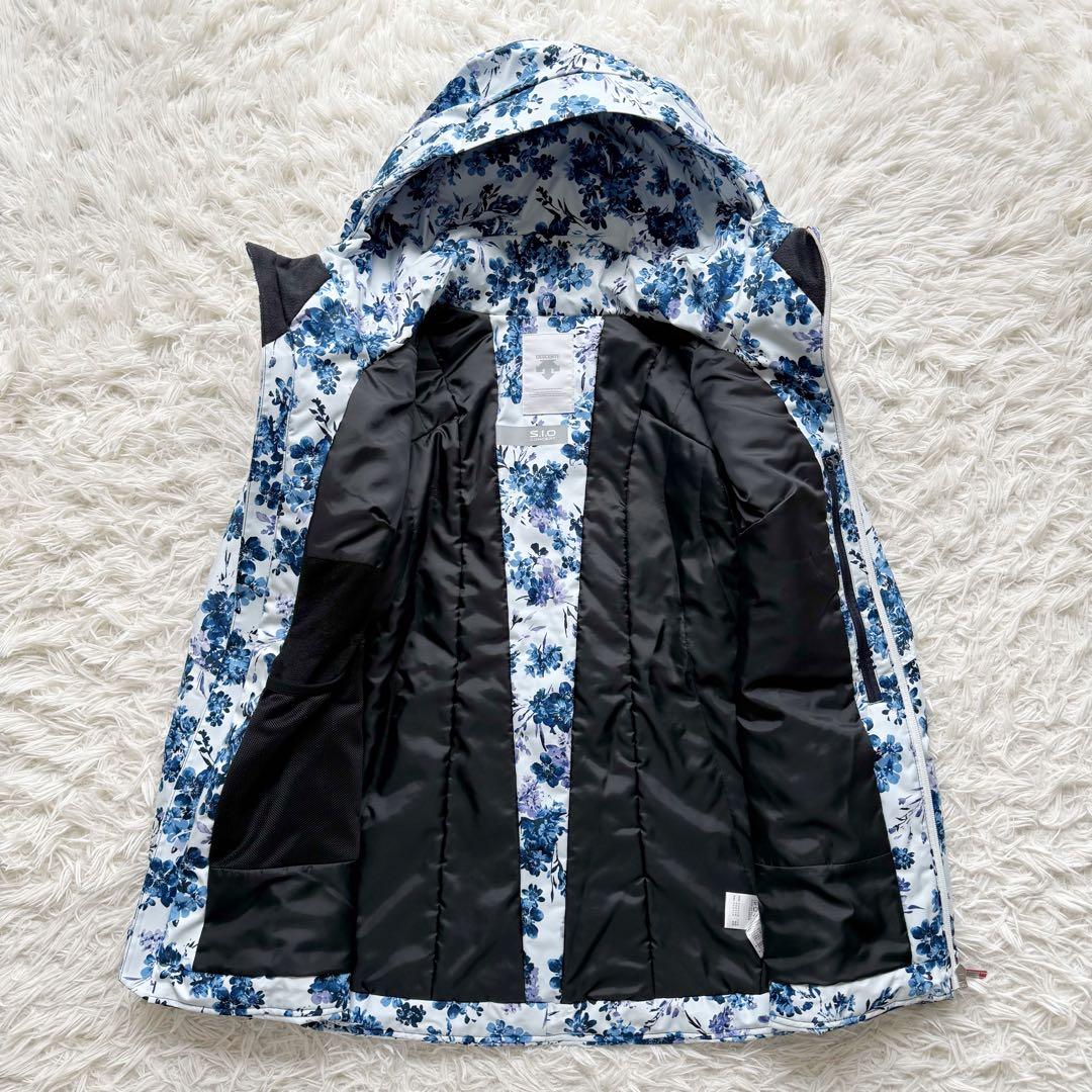 極美品⭐︎DESCENTE S.I.O スノーボードウエアー 総柄 花柄 L
