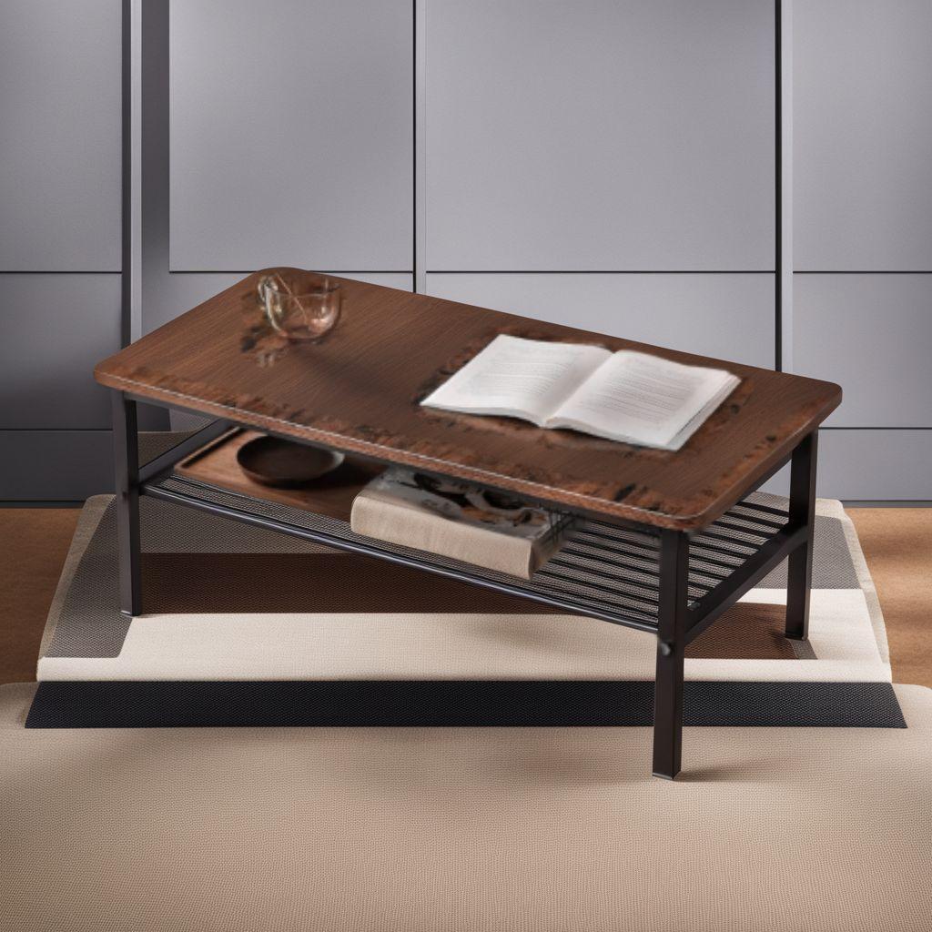 ローテーブル インダストリアル 深みあるデザイン センター