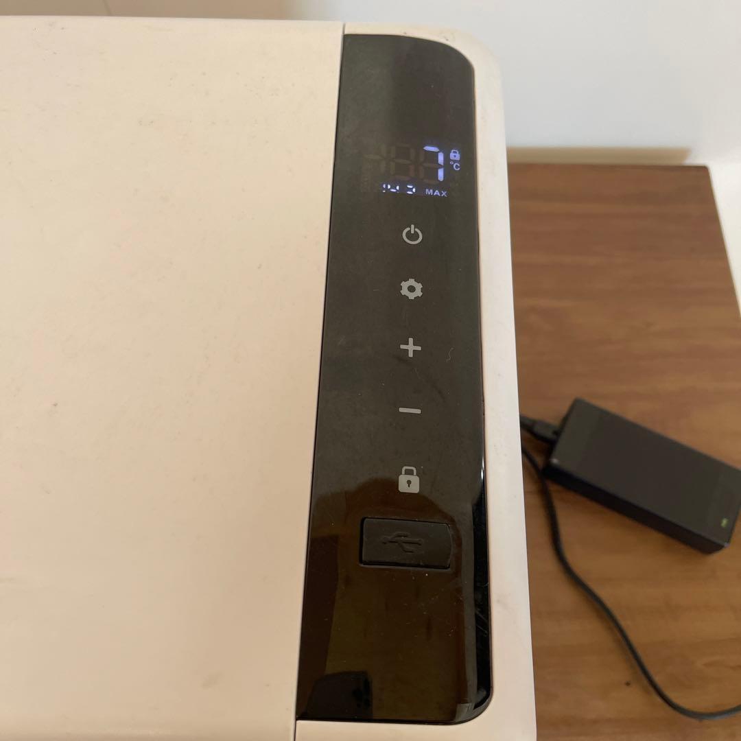 ホワイト冷凍庫 デジタル温度設定