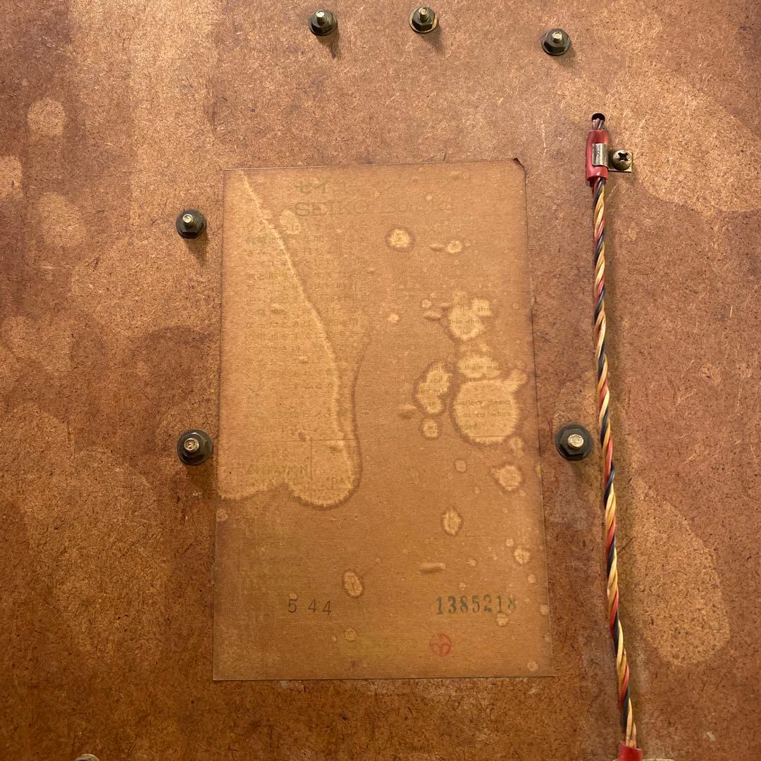 昭和40年代 SEIKO ソノーラトランジスター壁掛け時計 カレンダー 時打時計