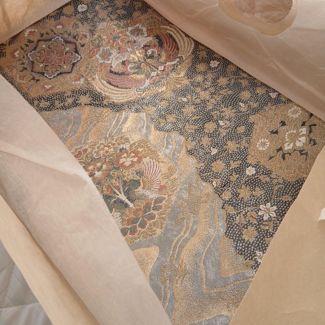 正絹留袖と帯のセット　5つ紋　新品未使用