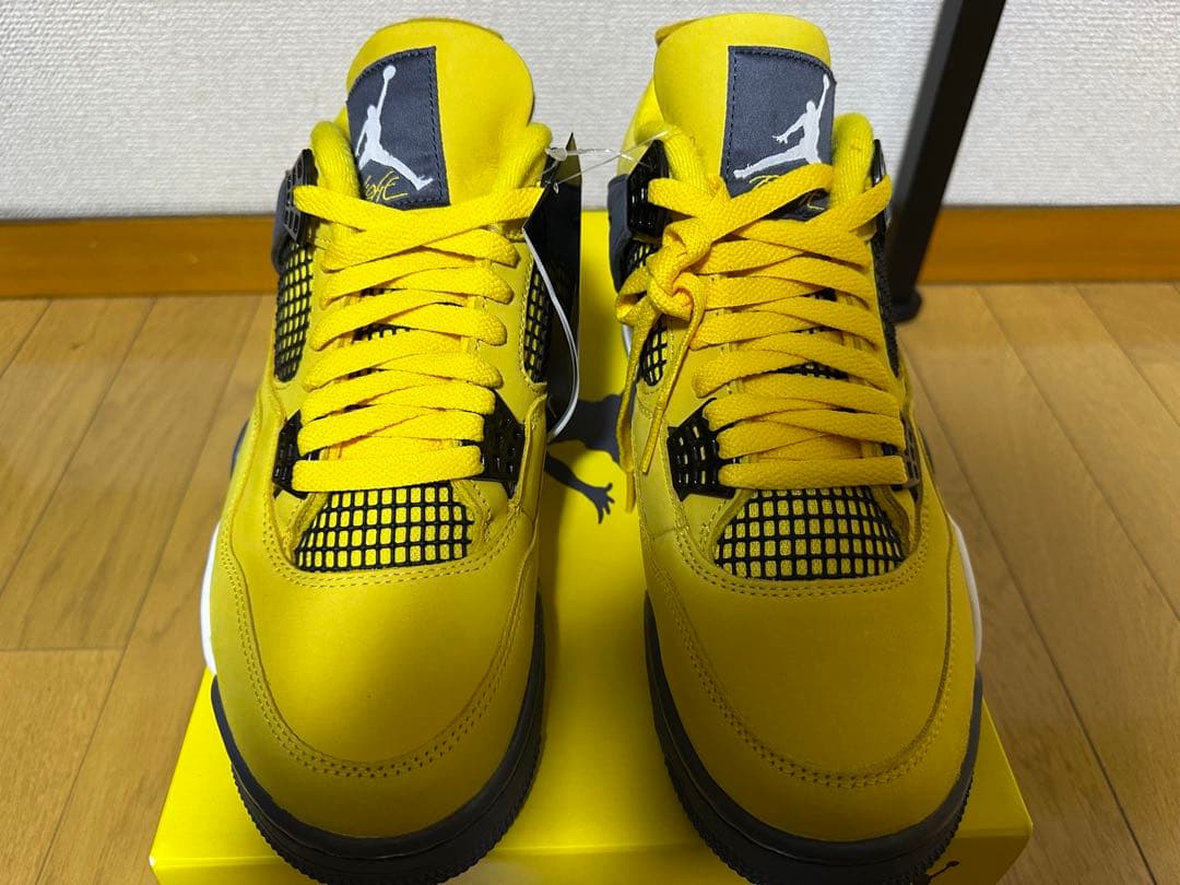 シューズ(男性用) Nike Air Jordan 4 \"Tour Yellow\"