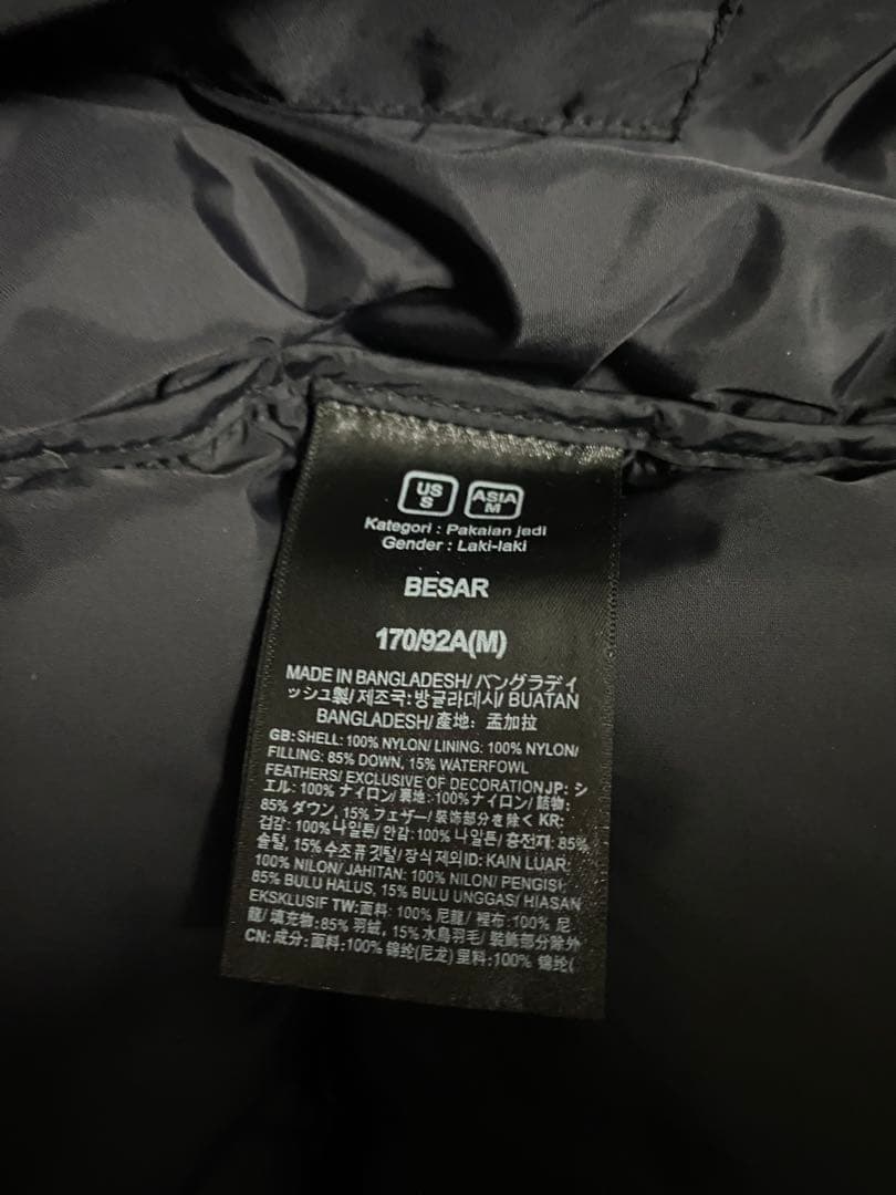 THE NORTH FACE ヌプシ ダウンジャケット 黒 M