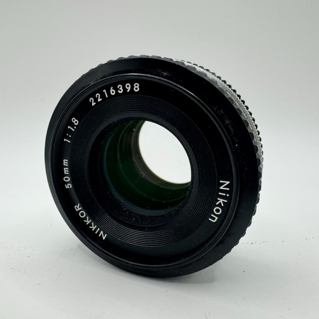 【中古】Nikon AI-S 50mm F1.8 Fマウント MF一眼レフ用