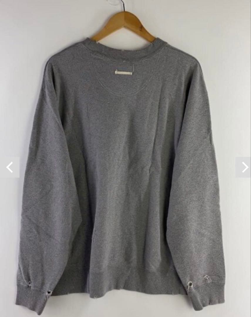 メゾンキネマ ダメージロゴスウェット Mサイズ