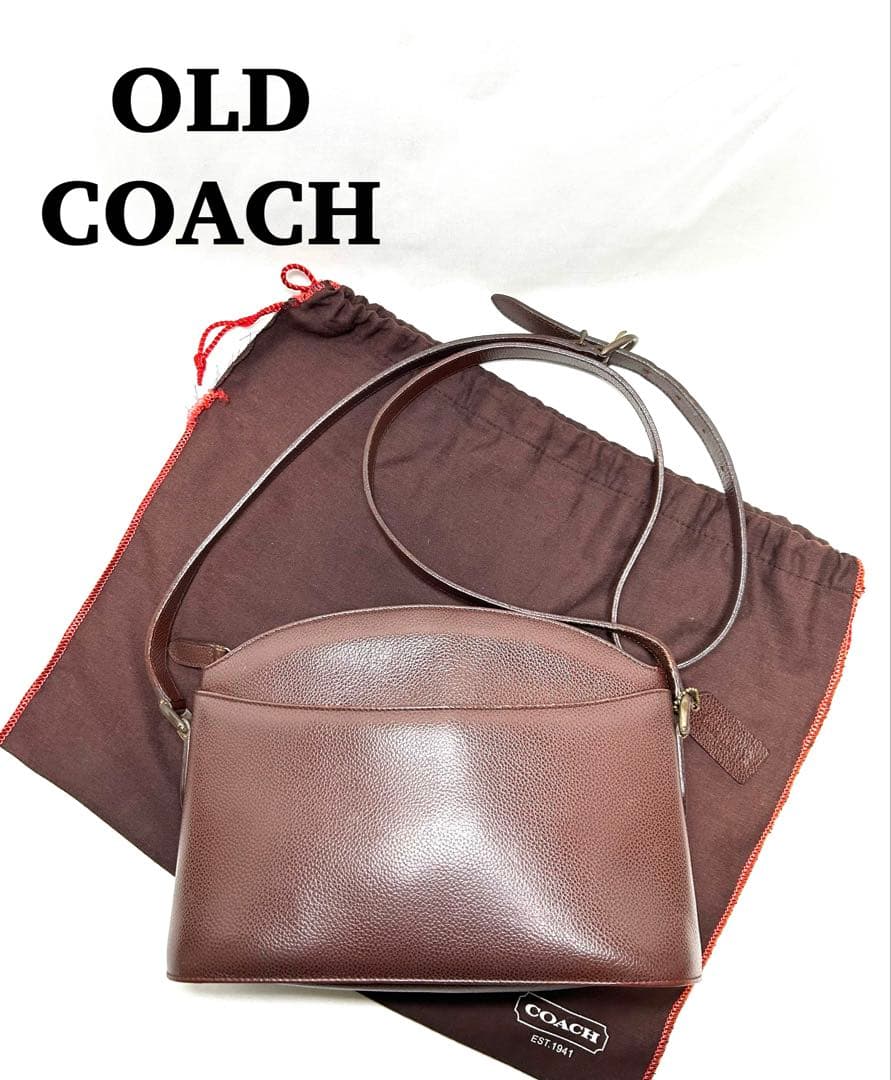 【美品】COACH オールドコーチ　ショルダーバッグ　イタリア　F5E-4405