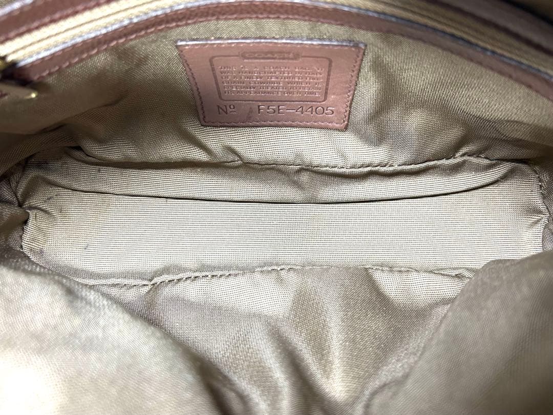 【美品】COACH オールドコーチ　ショルダーバッグ　イタリア　F5E-4405